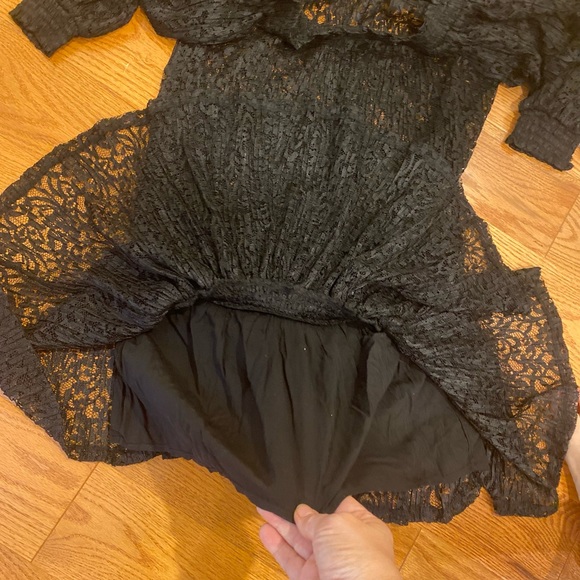 New Free People Carina Meadow Lace Mini Dress Size S - Picture 10 of 15